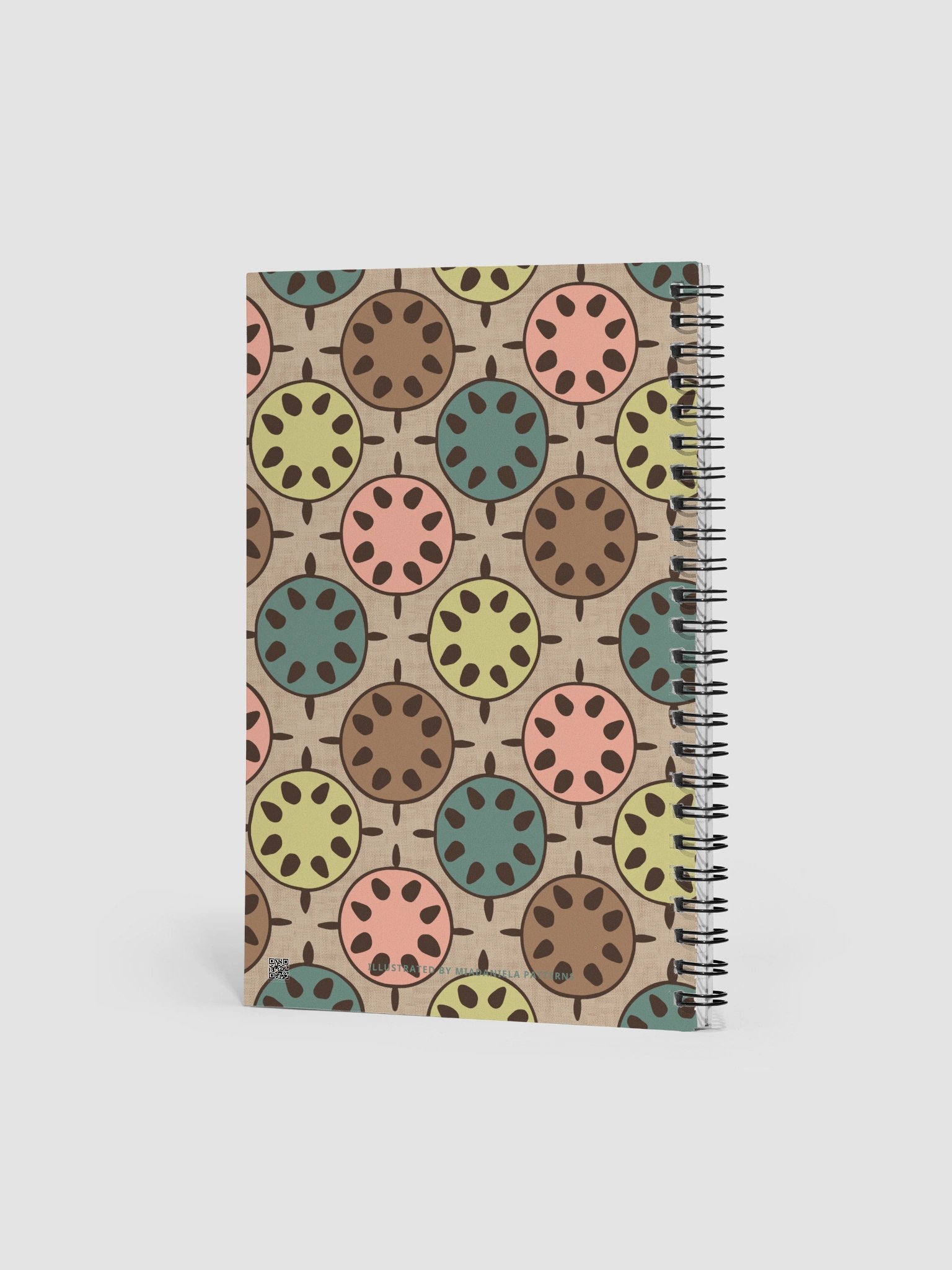 Dancing Bug Medallions Spiral Notebook product image (3)