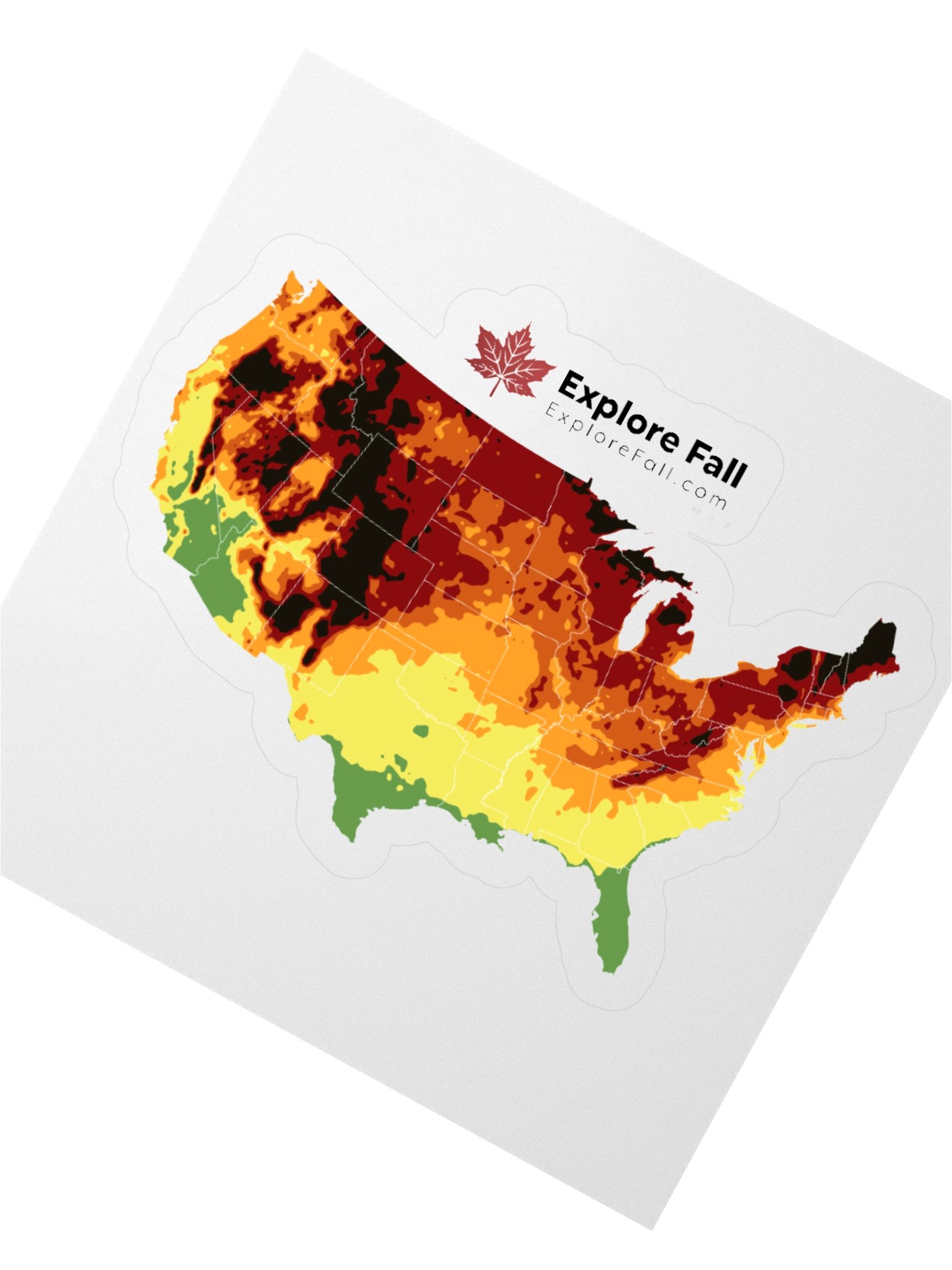 USA Peak Fall Color Sticker product image (2)