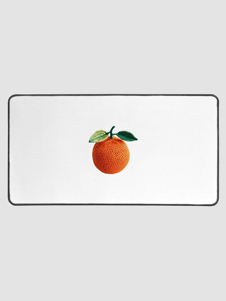 CozyAvocado Desk Mat 15.5" x 31.5" Orange #4 product image (1)
