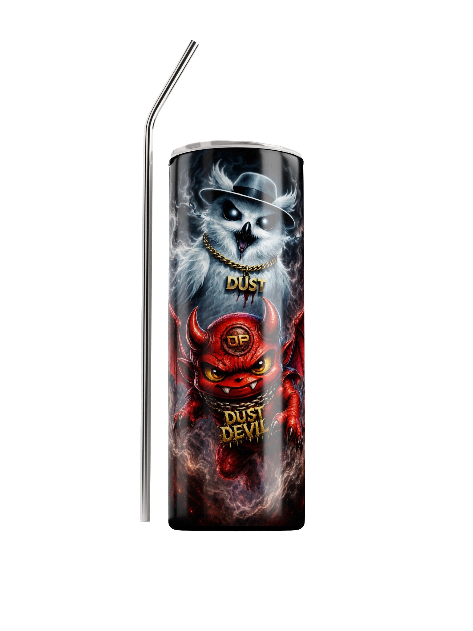 20 oz Stainless Steel Tumbler - Phant Owl Dust Devil product image (1)