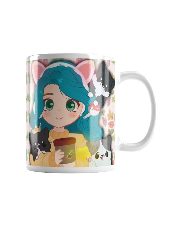 Al & Kitties Mug Blue product image (1)