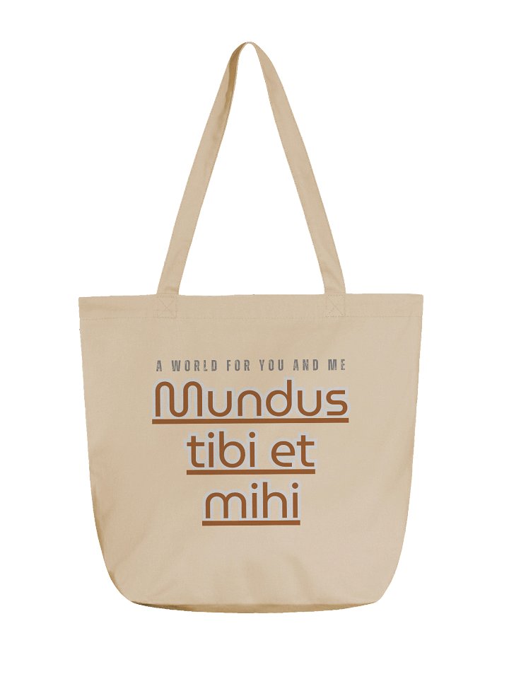 Mundus Tote: Eco-Friendly Statement Bag product image (1)