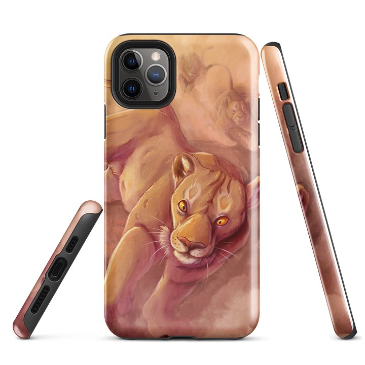 Lion Hunt iPhone case product image (3)