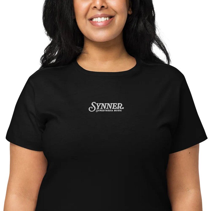 Synner Angel High Waisted Tee (White Embroidery) product image (2)