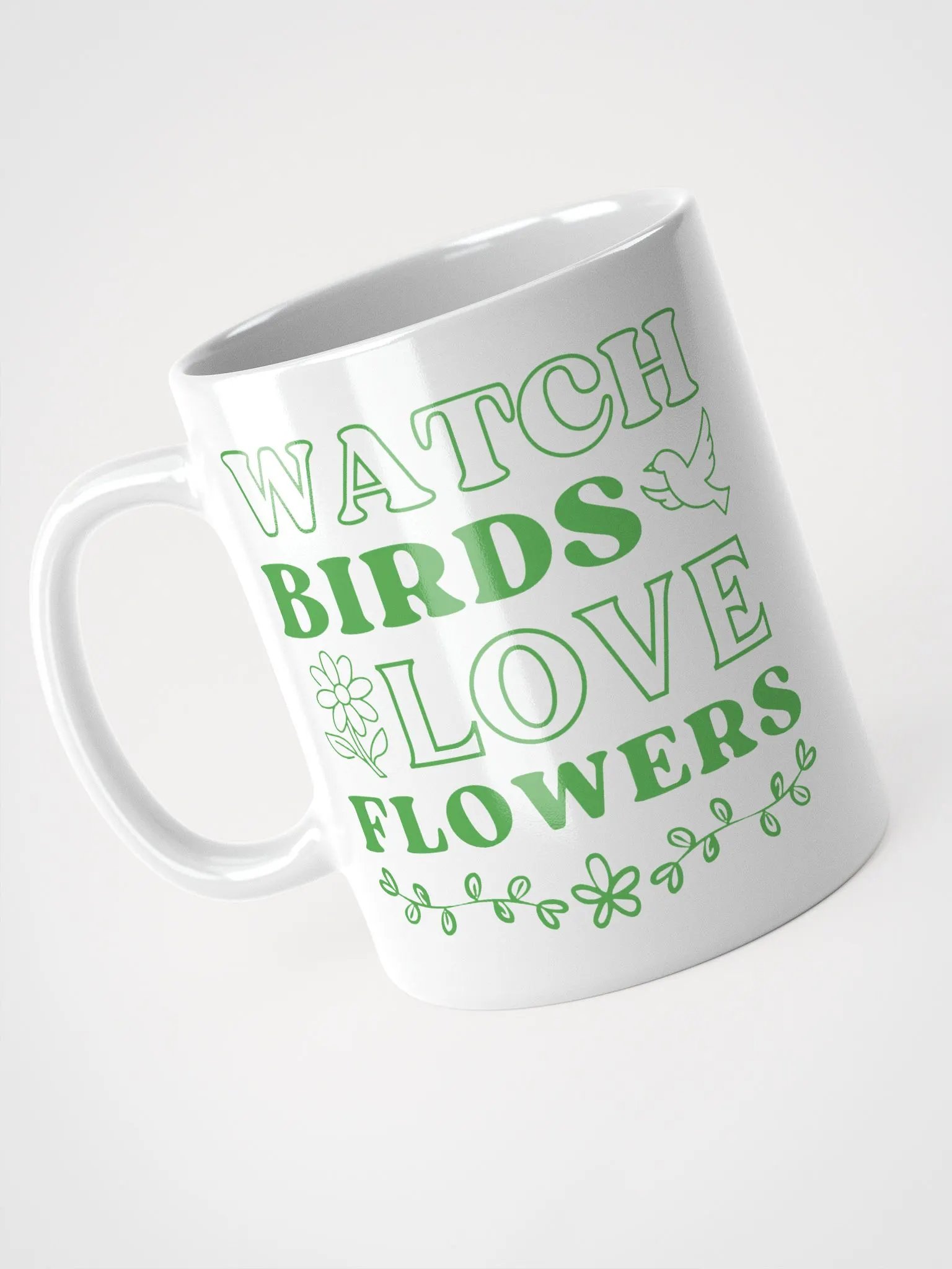 Watch Birds Love Flowers Mug product image (3)