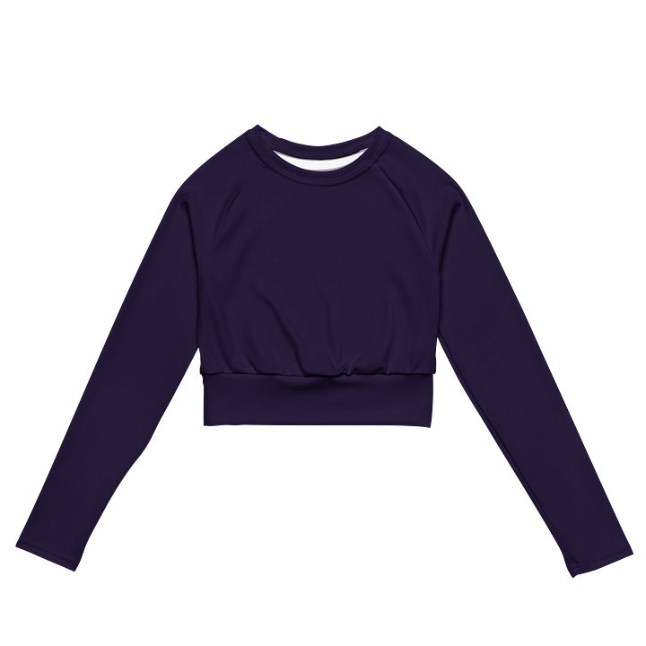 Mystic Purple Allure Recycled Crop Top product image (2)
