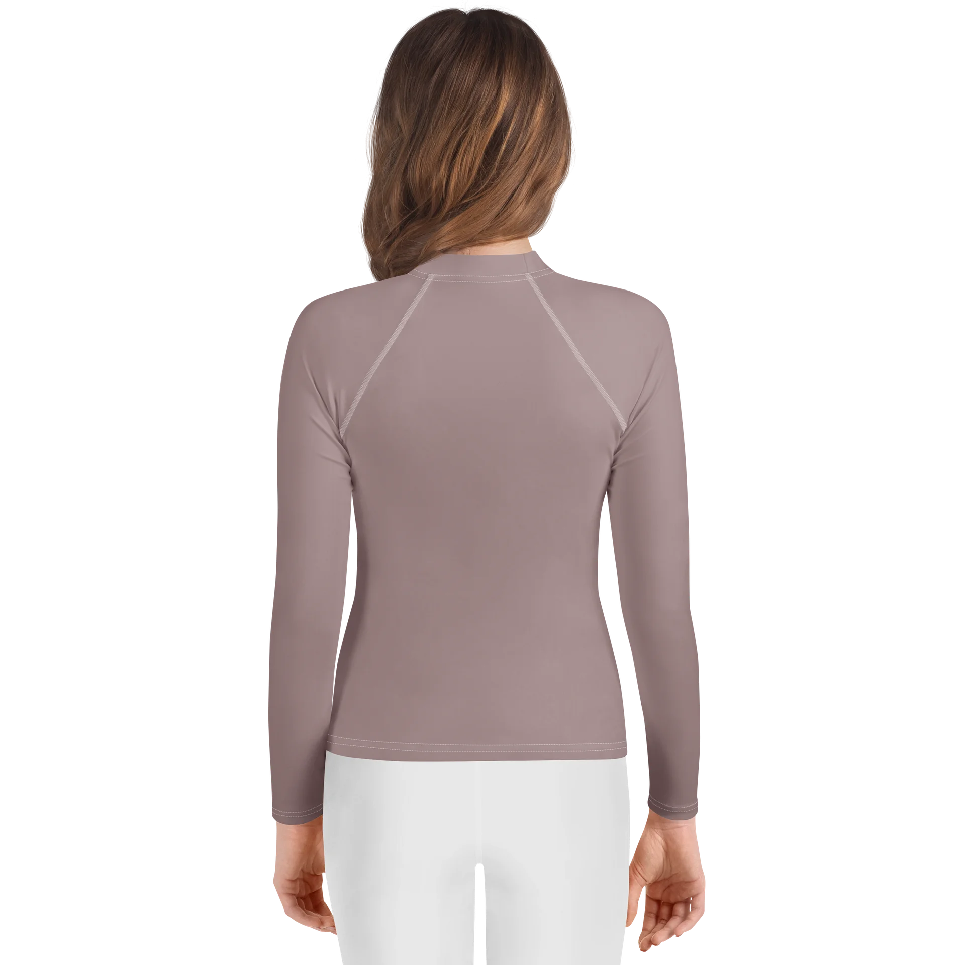 Muted Mauve Youth Rash Guard product image (2)