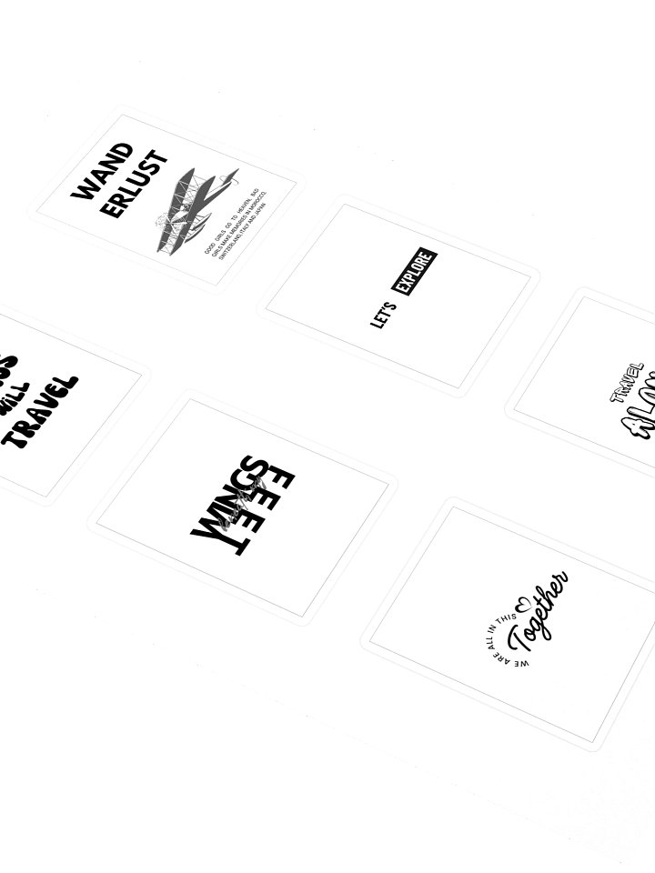 Wanderlust Sticker Sheet Set product image (2)