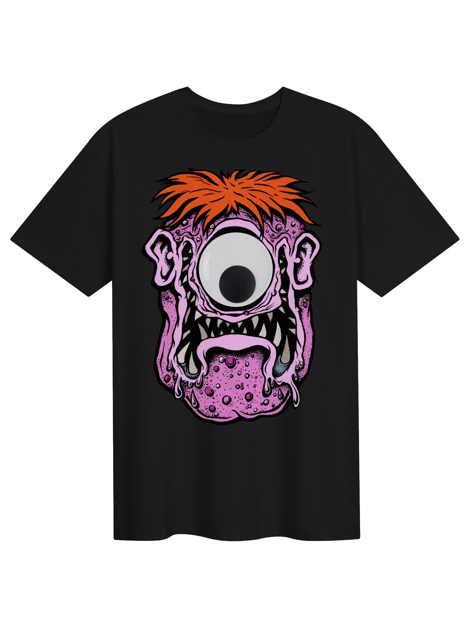 Googly EYEclops - Black T-Shirt product image (1)