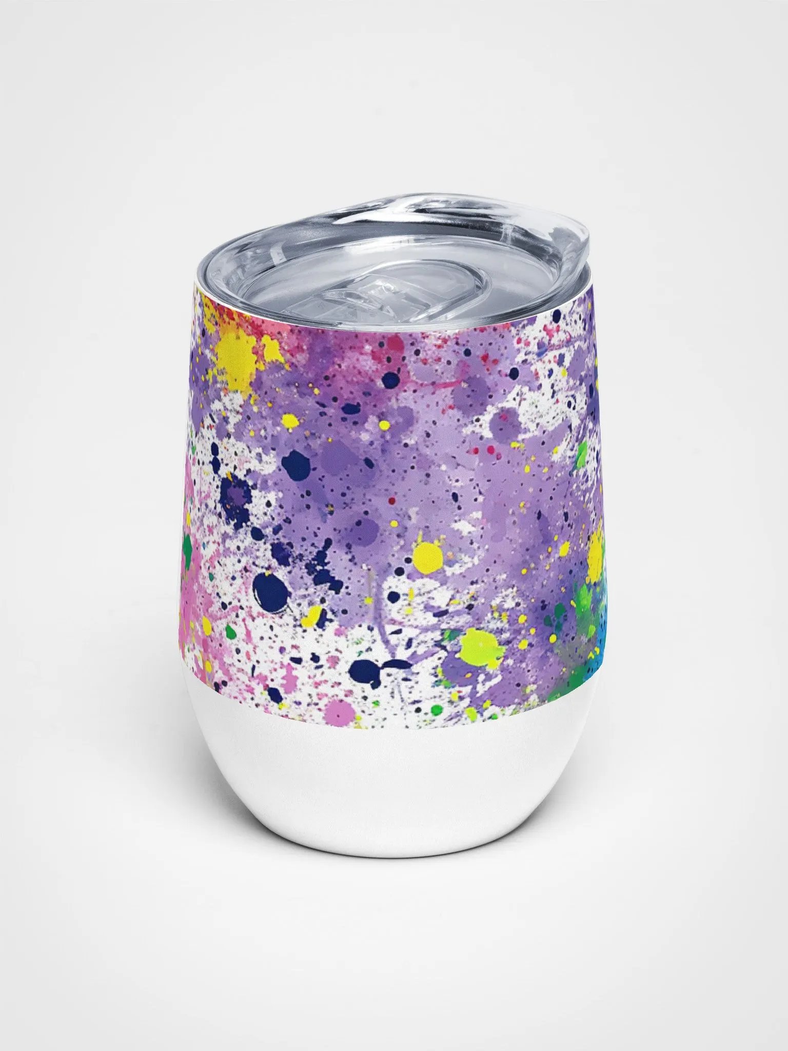 Splatter Paint Wine Tumbler - Savor on-the-go! product image (1)