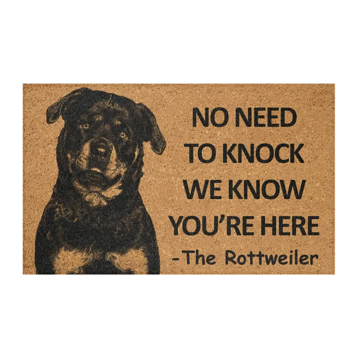 Rottweiler Welcome Mat product image (2)