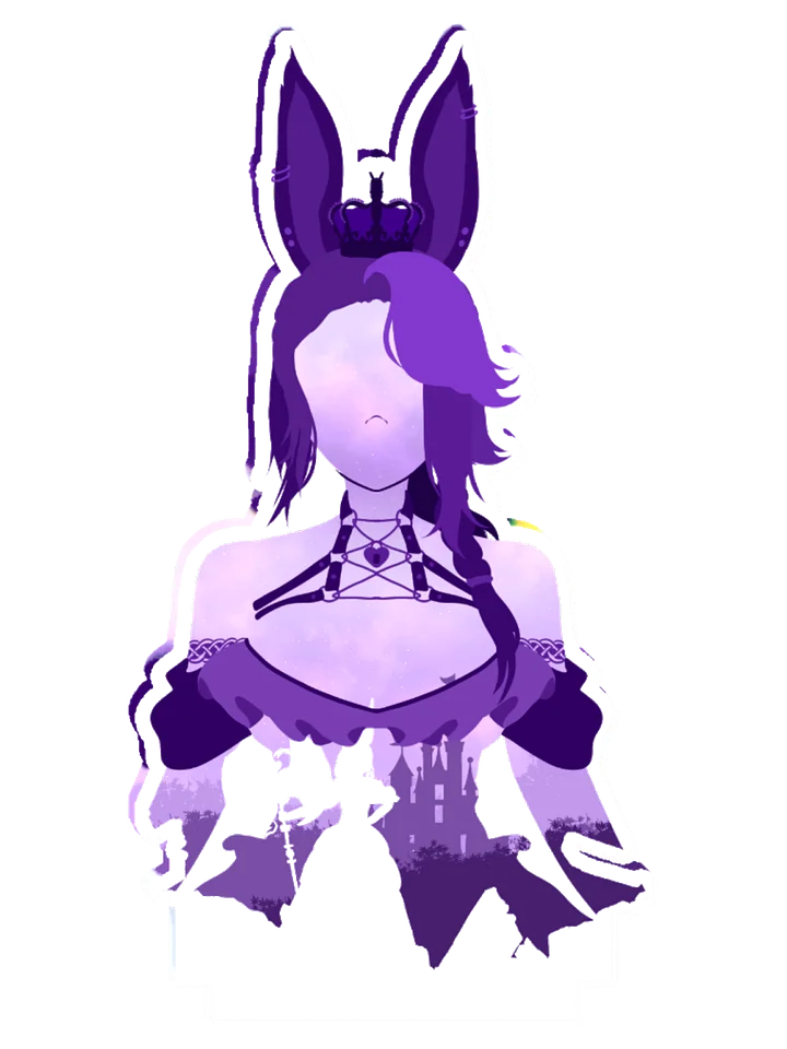 Silhouette of a Boba Bunny Acrylic Standee product image (2)