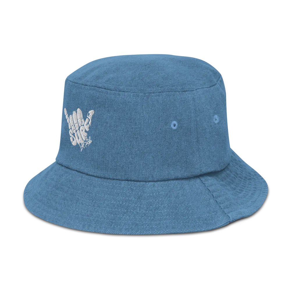 Shaka Surf Life Style Embroidery Denim Bucket Hat product image (4)