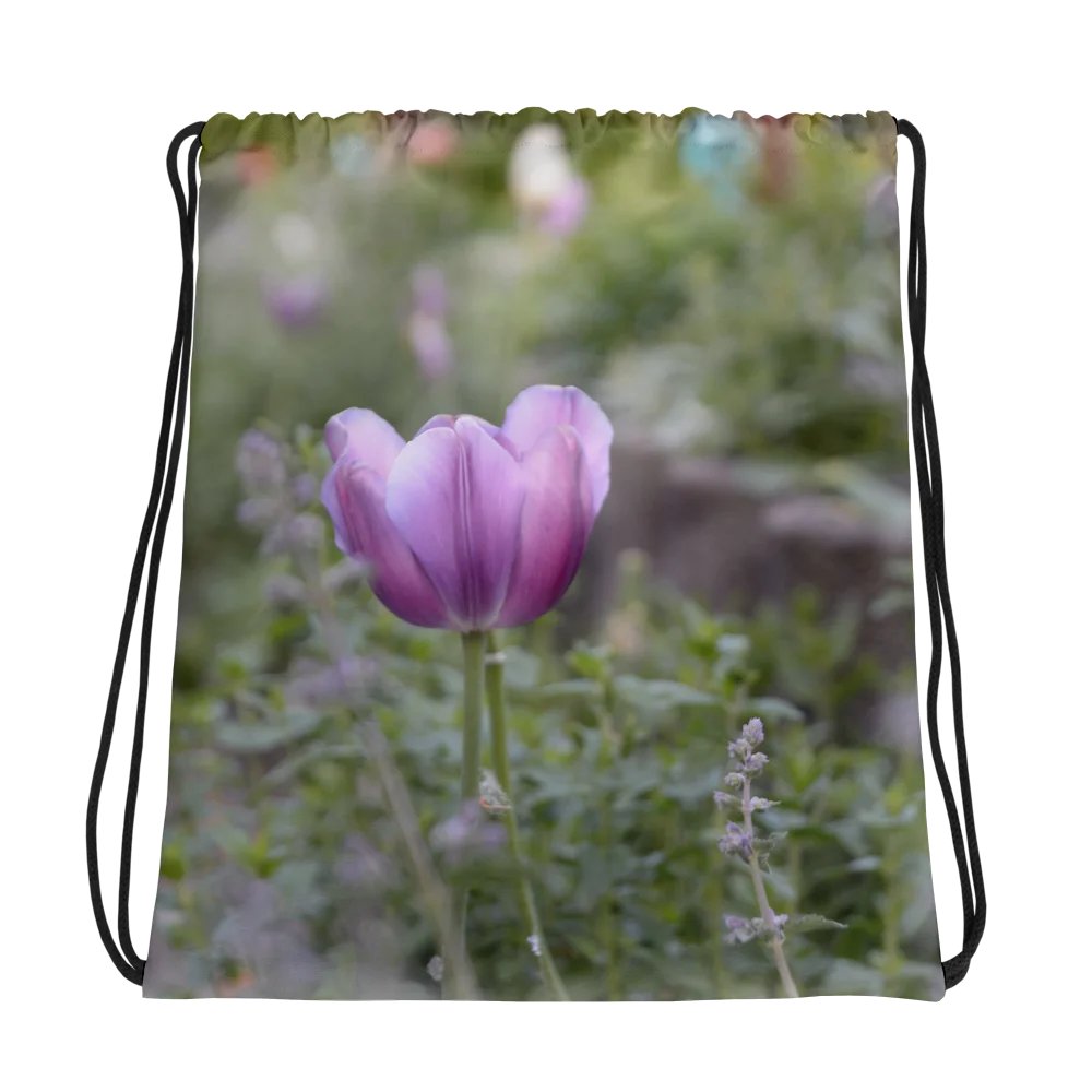 Drawstring bag - Purple tulip product image (1)