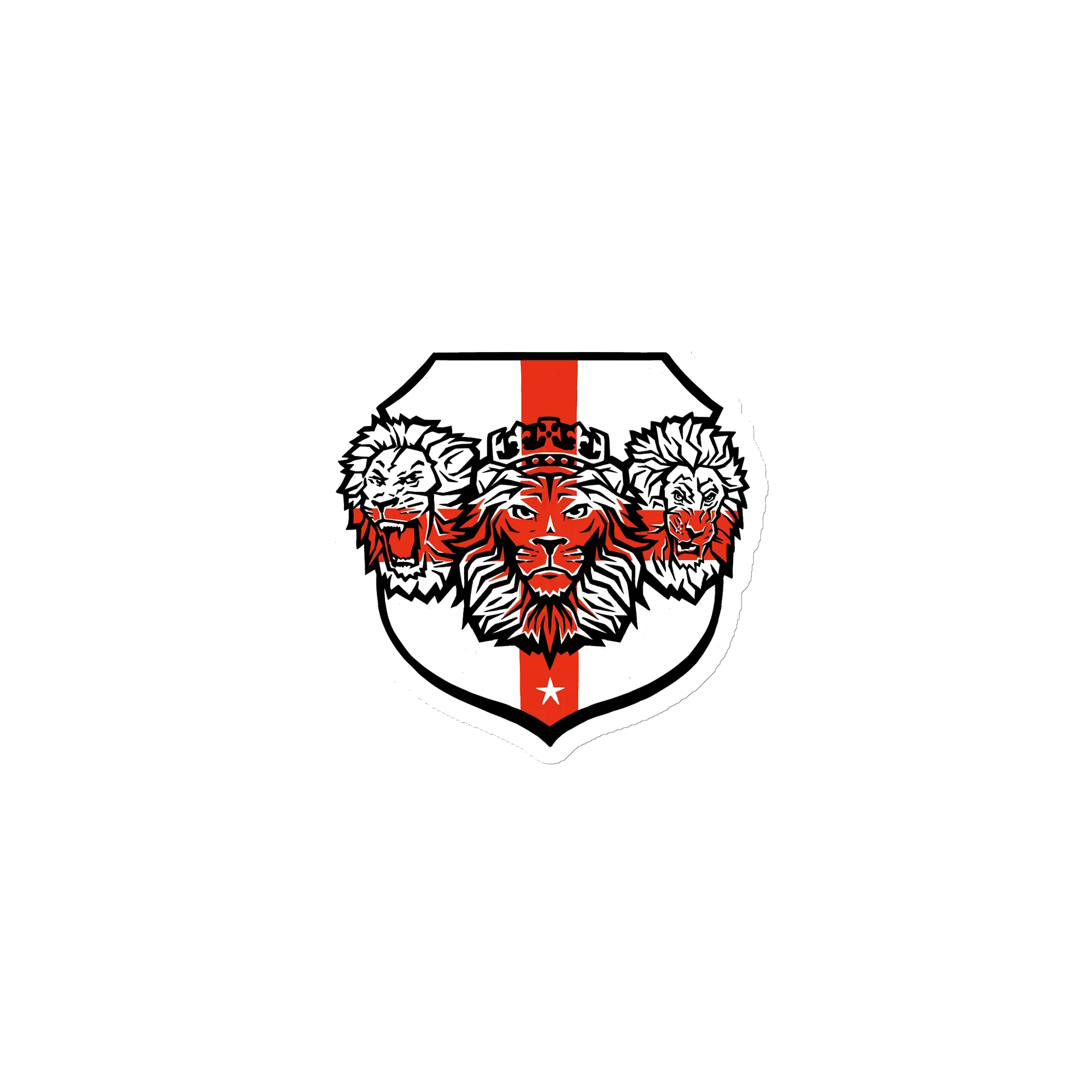 England Three Lions Shield Magnet product image (1)