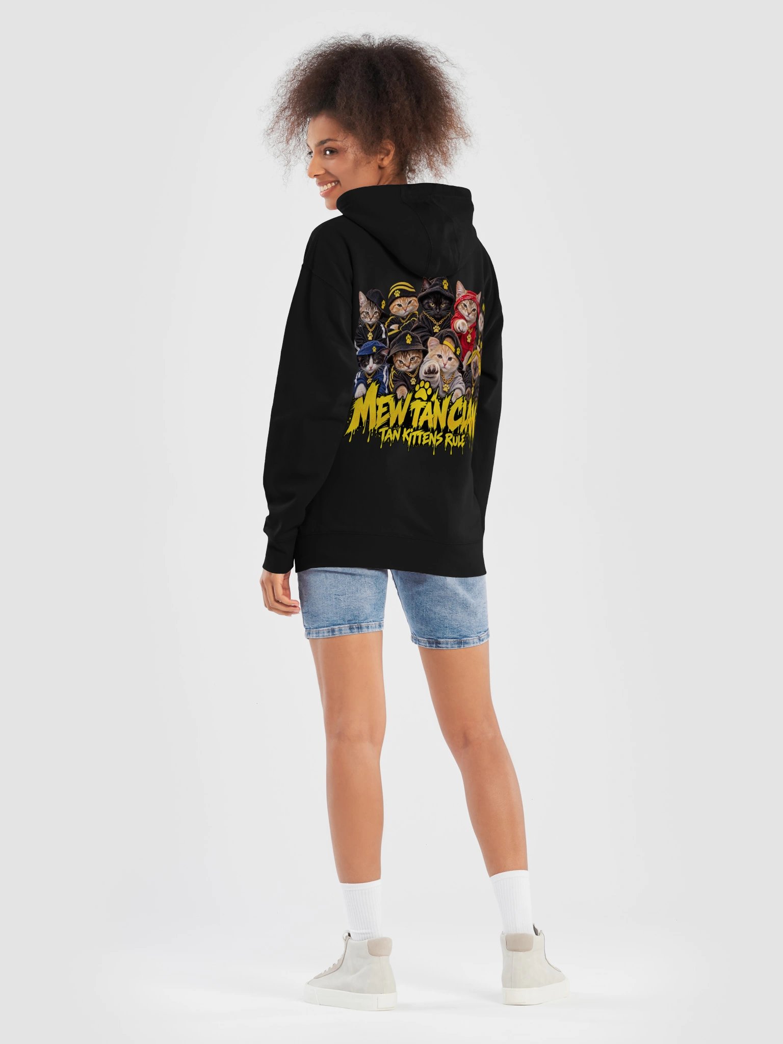Mew Tan Clan™ – Tan Kittens Rule Crew Hoodie product image (80)
