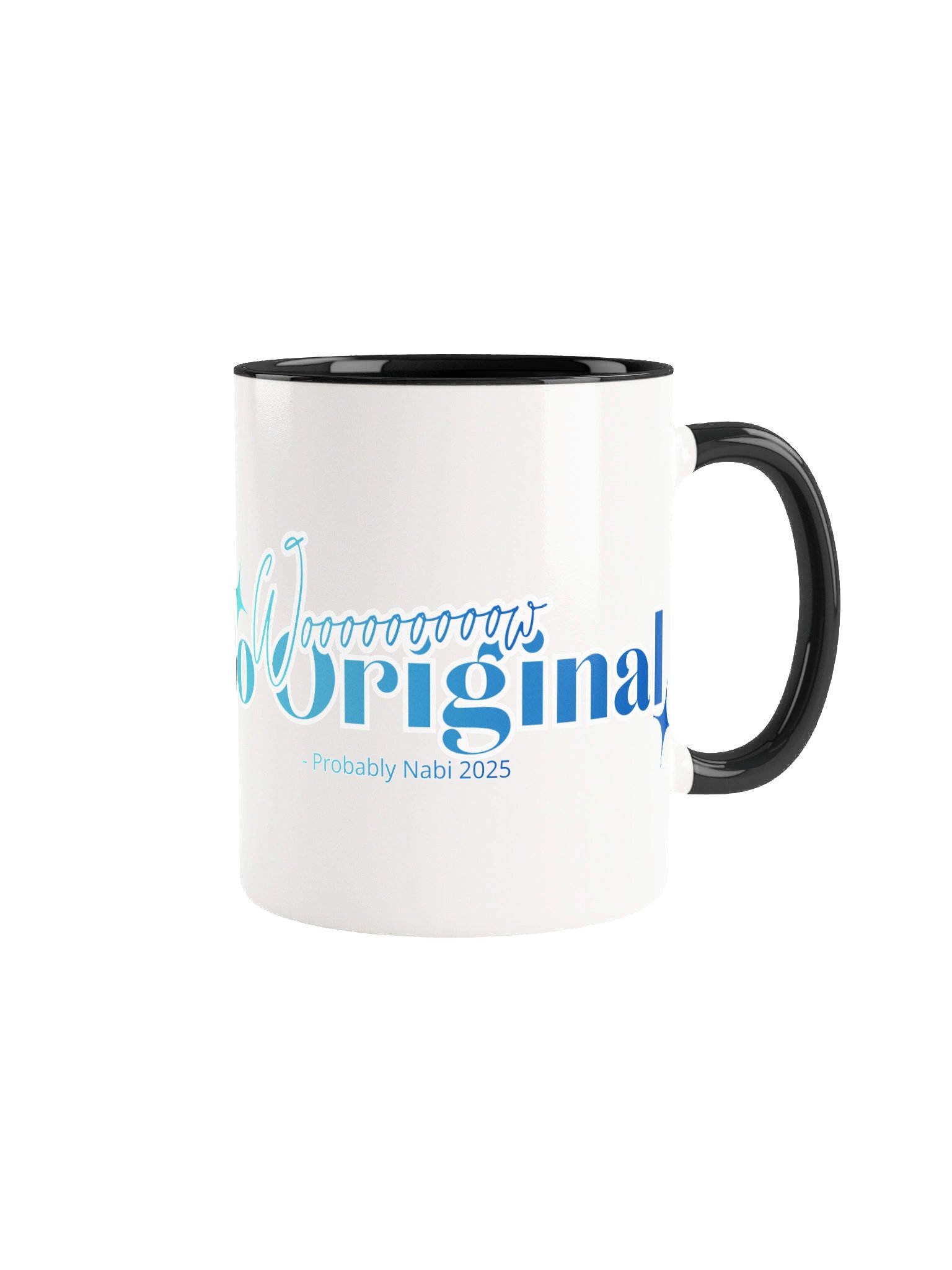 "Wooooooooow, so original" Moon Mermaid Mug (Colored Inside, Left Handed) product image (7)