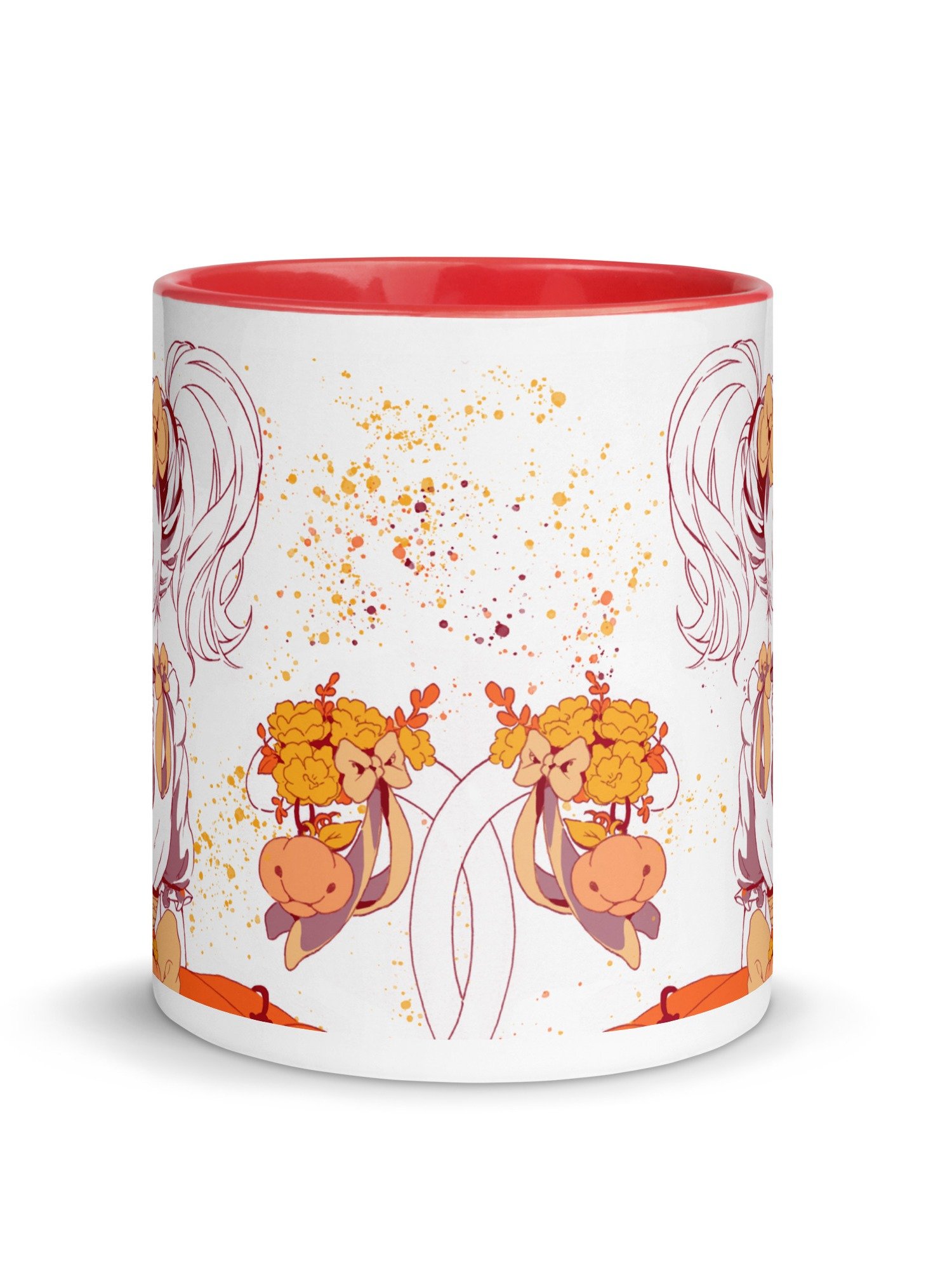 Fall 2025 ♥Pumpkabell♥ Waifu Mug [RED EDITION] product image (3)