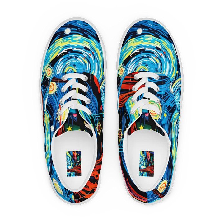 Starry Night Sky Men's Canvas Shoes product image (1)