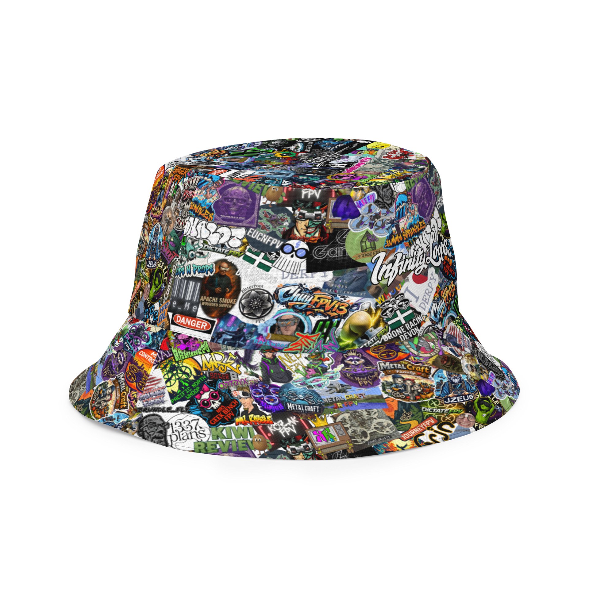 2026 Sticker Bomb Bucket Hat product image (3)