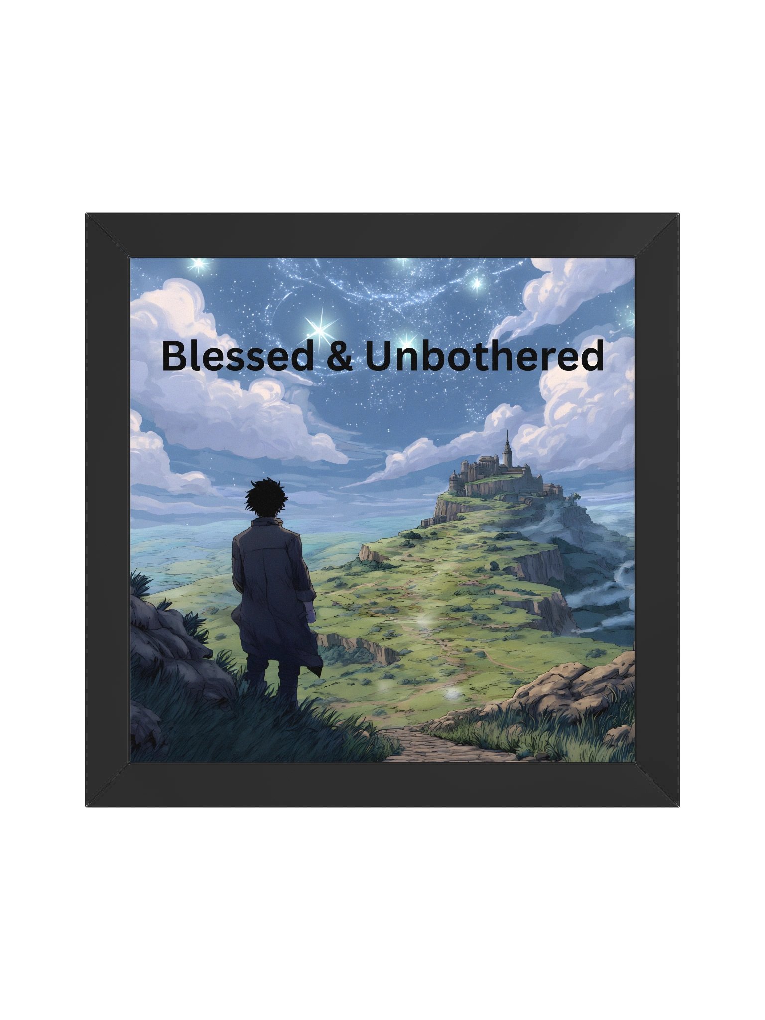 Blessed & Unbothered – Peaceful Faith Landscape Wall Art product image (1)