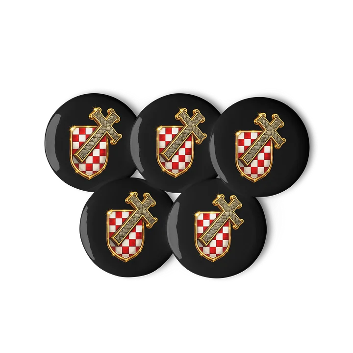 ZLATNI KRIŽ HRVATSKOG ZAVJETA - KOMPLET 5 BEDŽEVA product image (3)