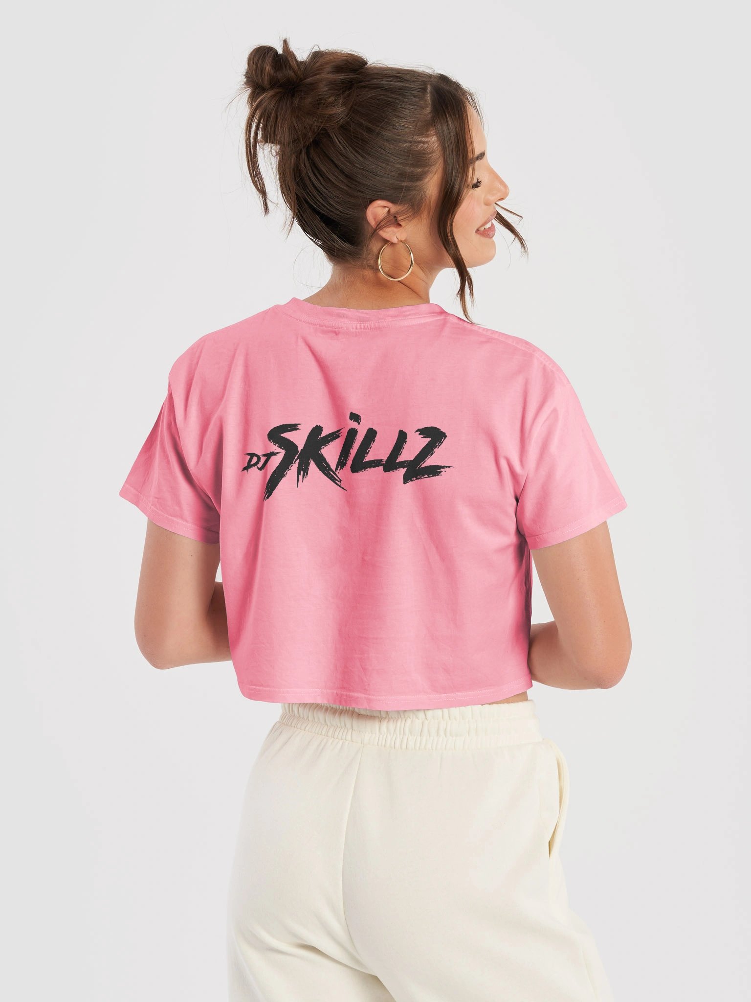 Women's Premium Crop Top (Black Font) product image (21)