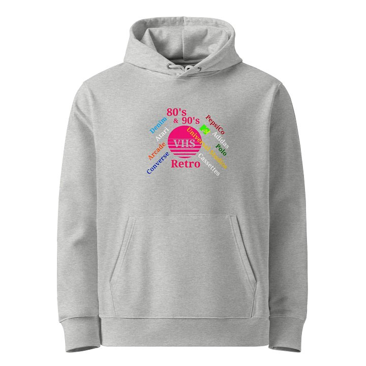 VHS Nostalgia Organic Hoodie product image (1)
