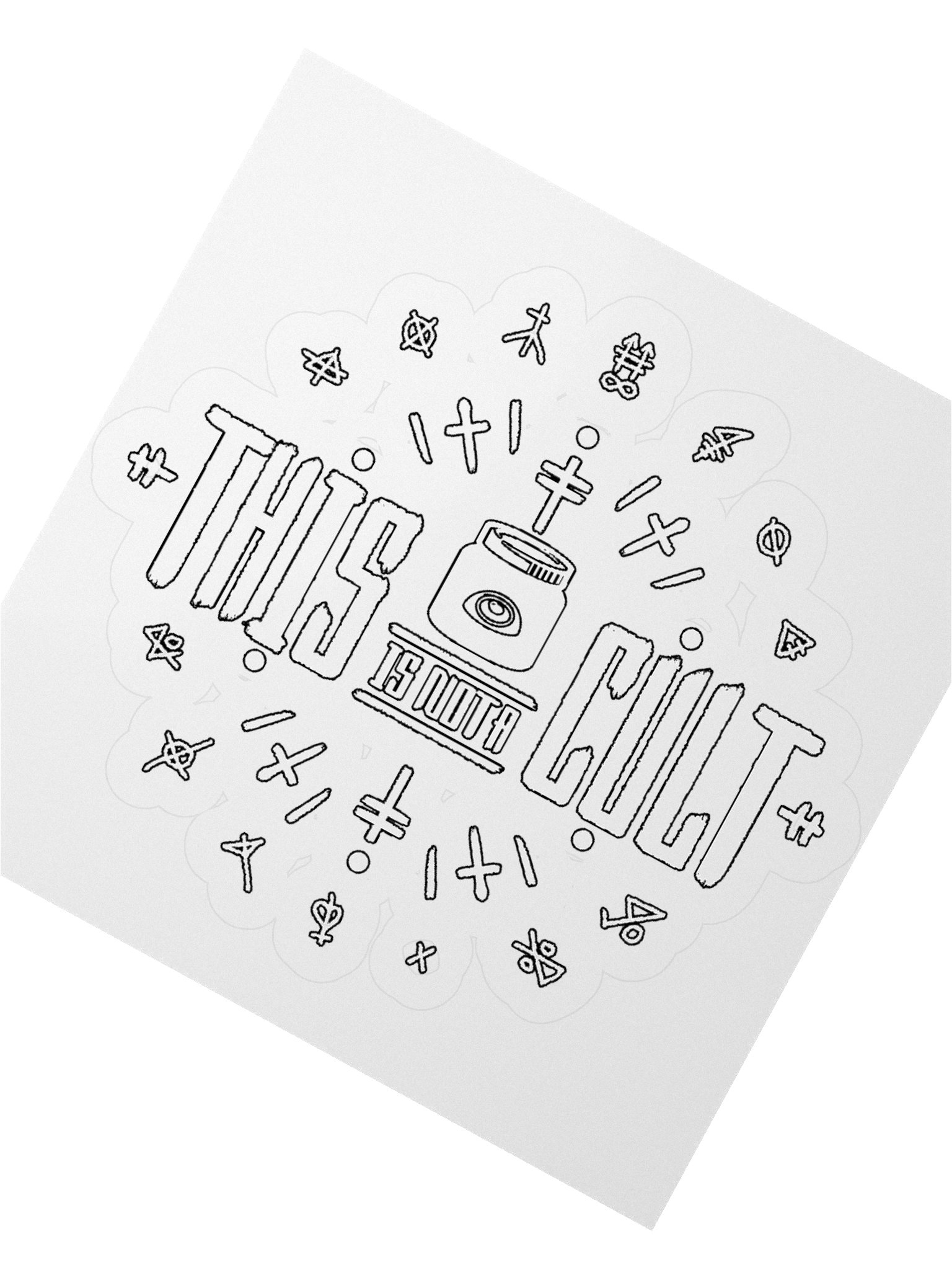 This Is Not a Cult - Kiss Cut Stickers product image (4)