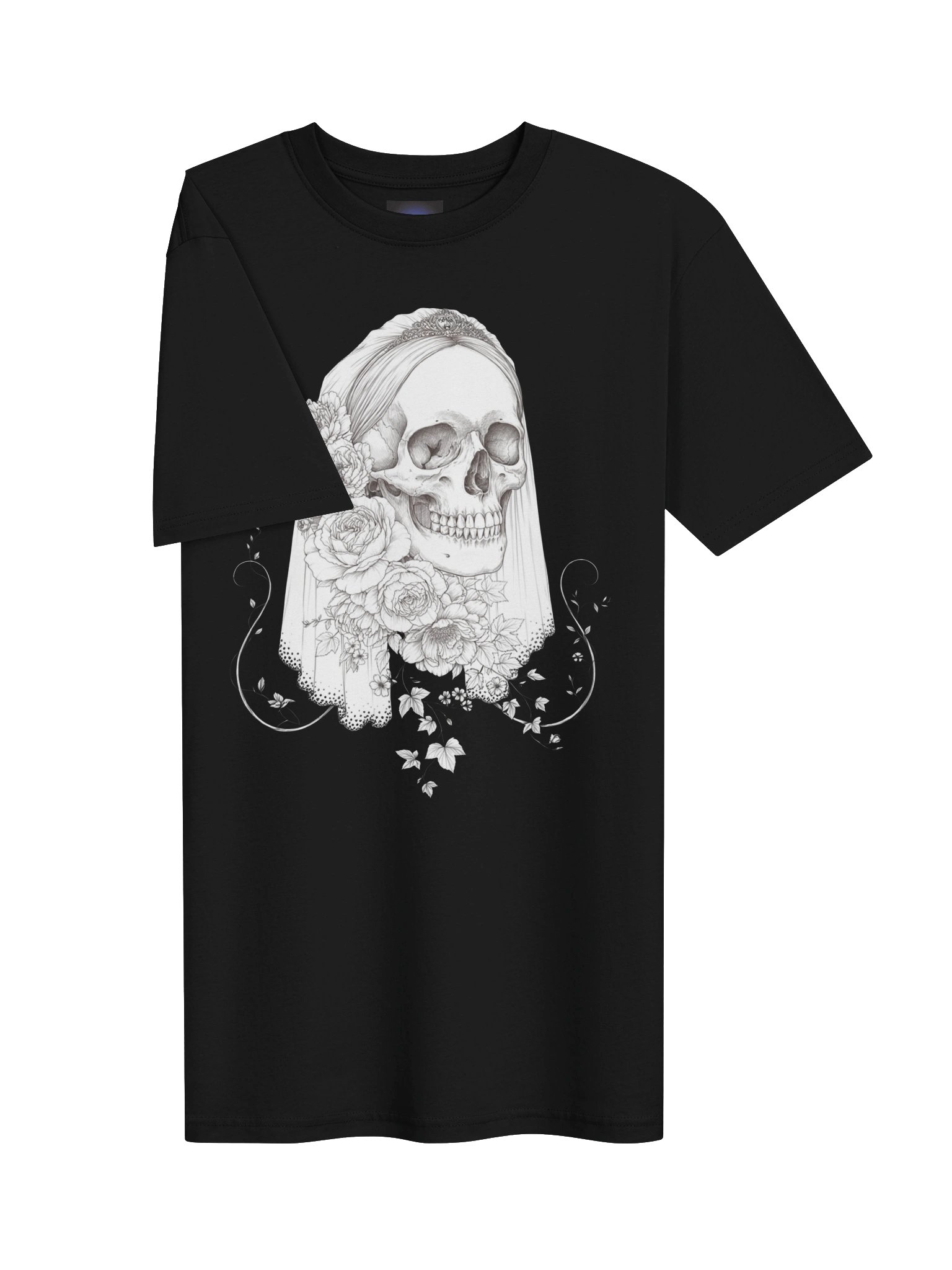 The Ivy Shroud // Veiled Skull Heavyweight Tee product image (5)