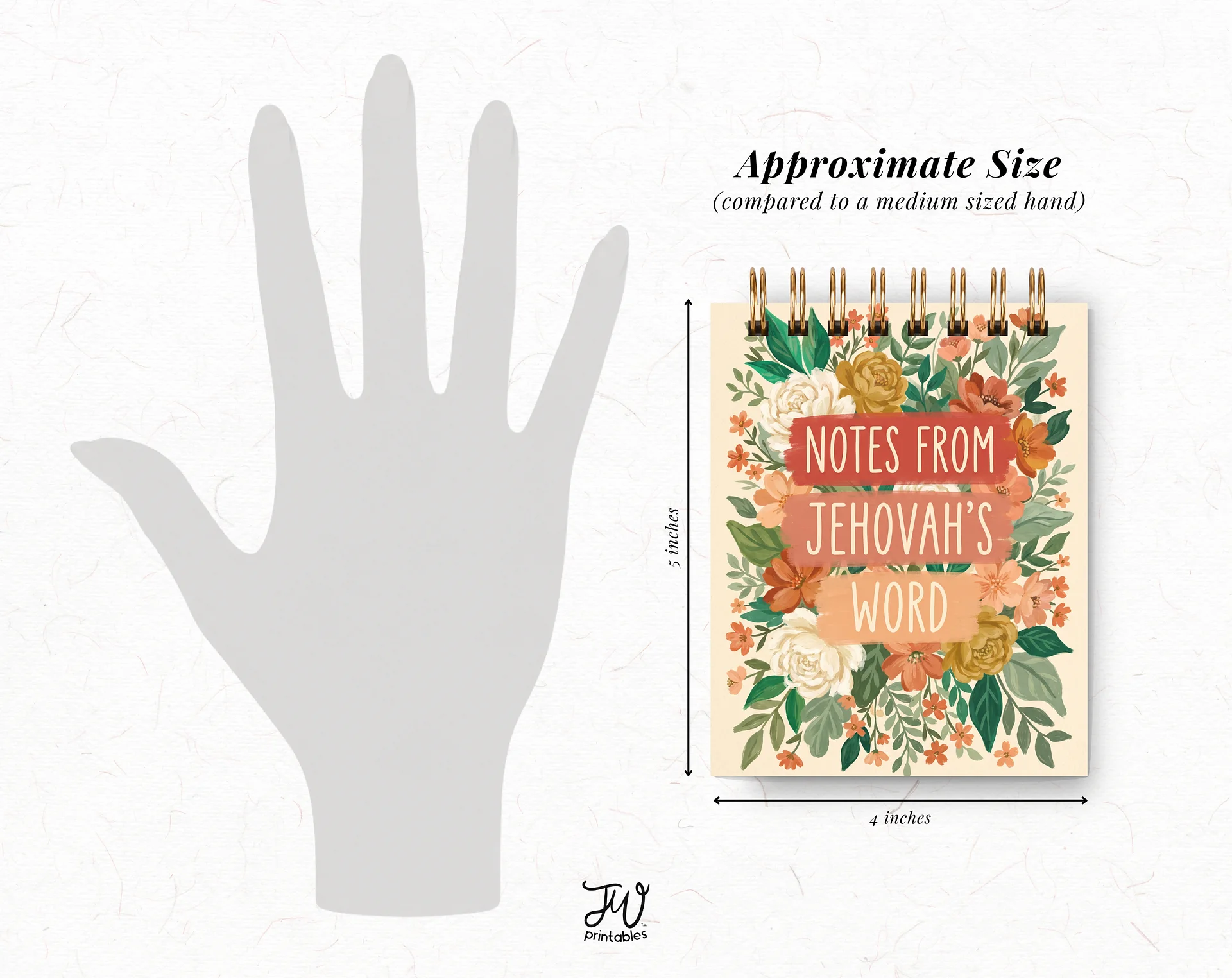 Notes From Jehovah's Word Mini Jotter Notebook product image (5)