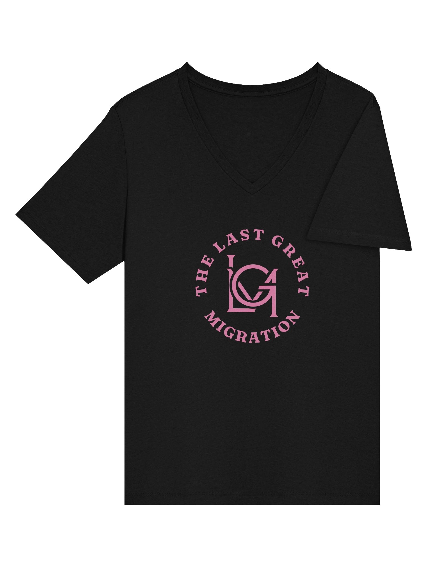 The Emblem V Neck (Women's, Pink Logo) product image (16)