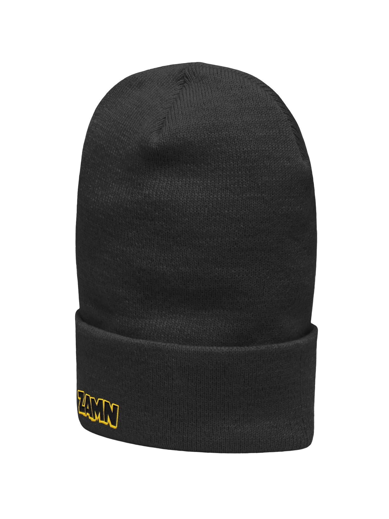 ZAMN Logo Beanie: Black product image (5)