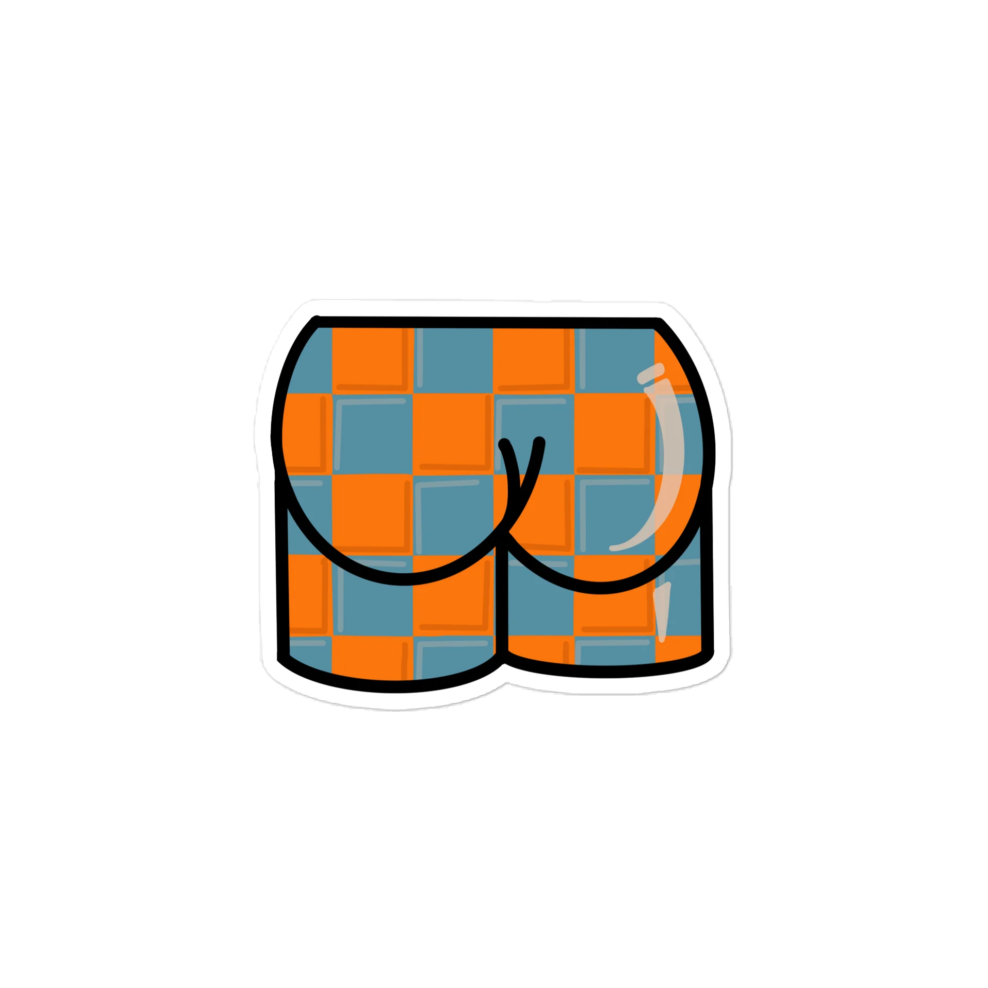 Checker Cheek Sticker product image (1)