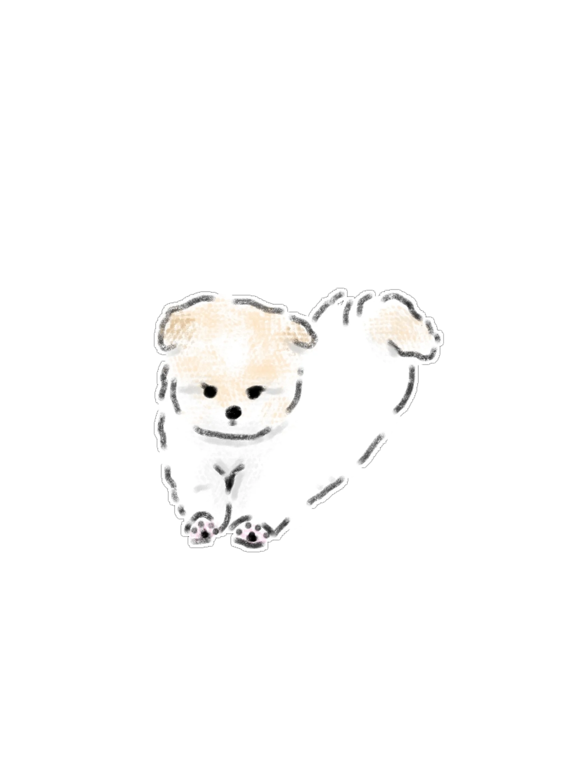 15 Cute Hand-Drawn Dog PNG Clipart Bundle product image (6)