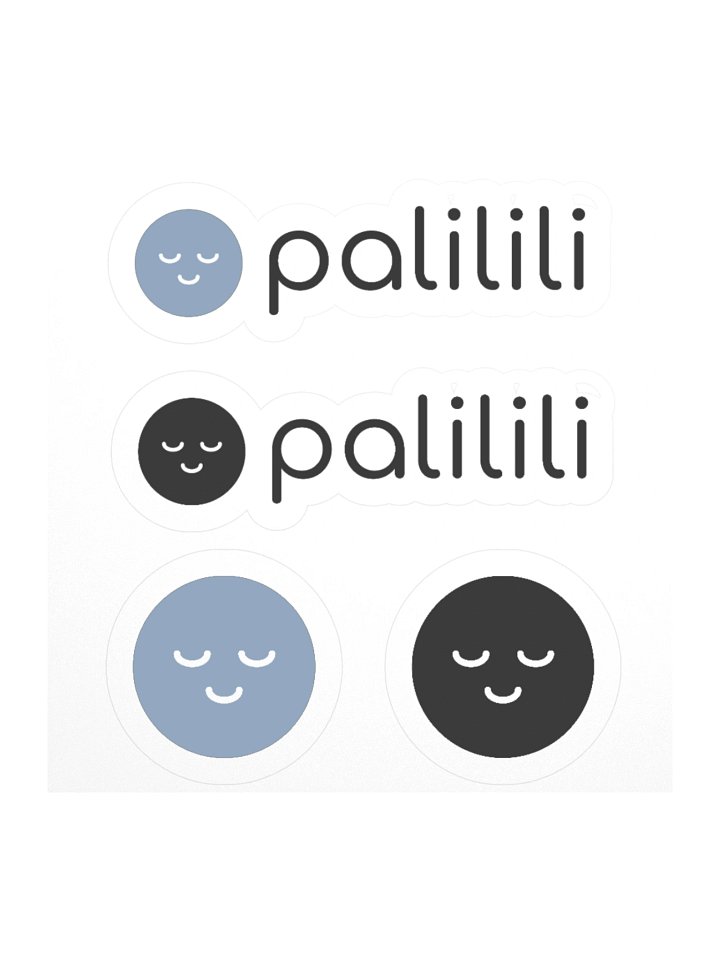 palilili quiet faces sticker sheet product image (1)