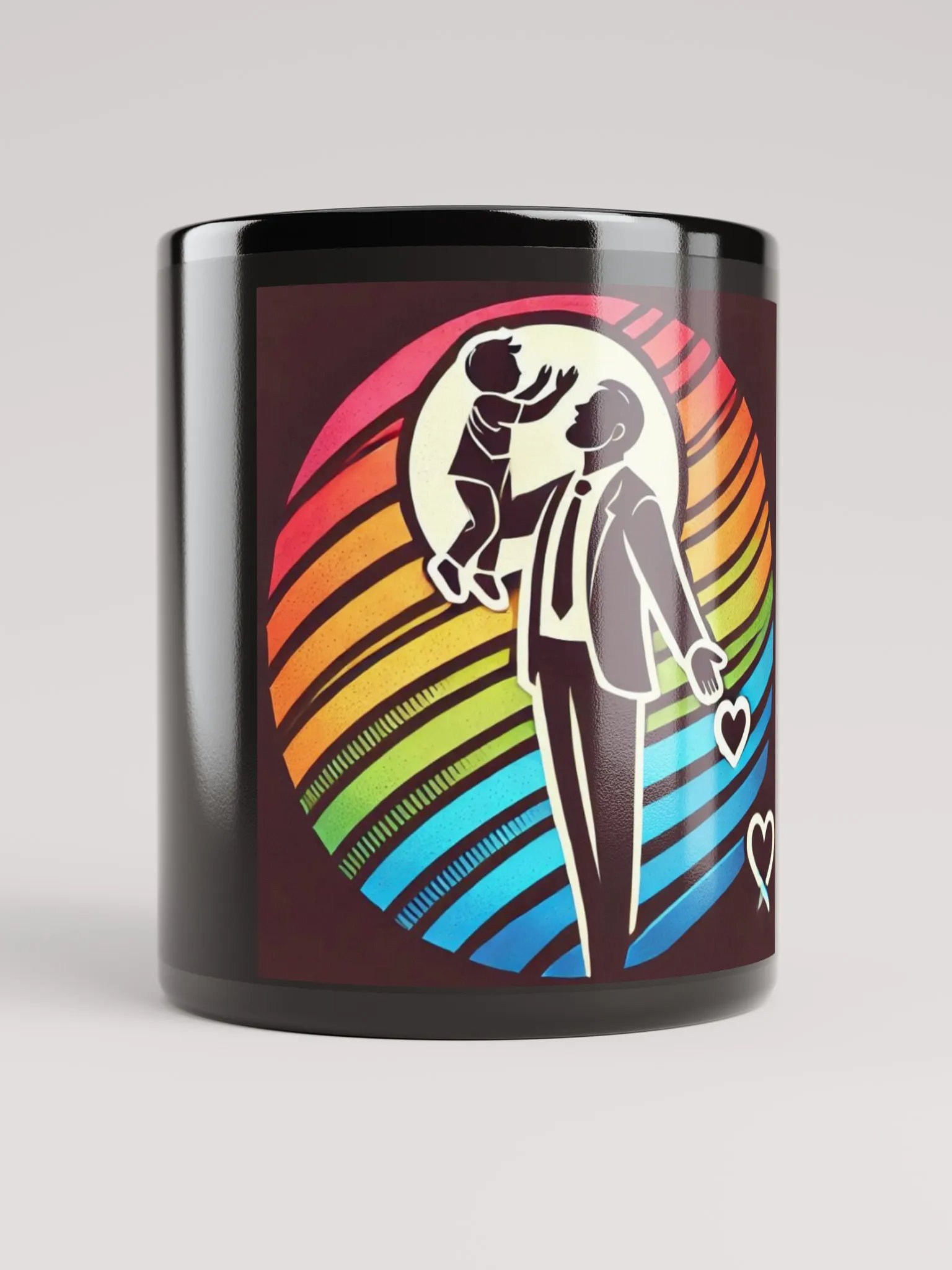 Rainbow Love Silhouette Mug product image (10)