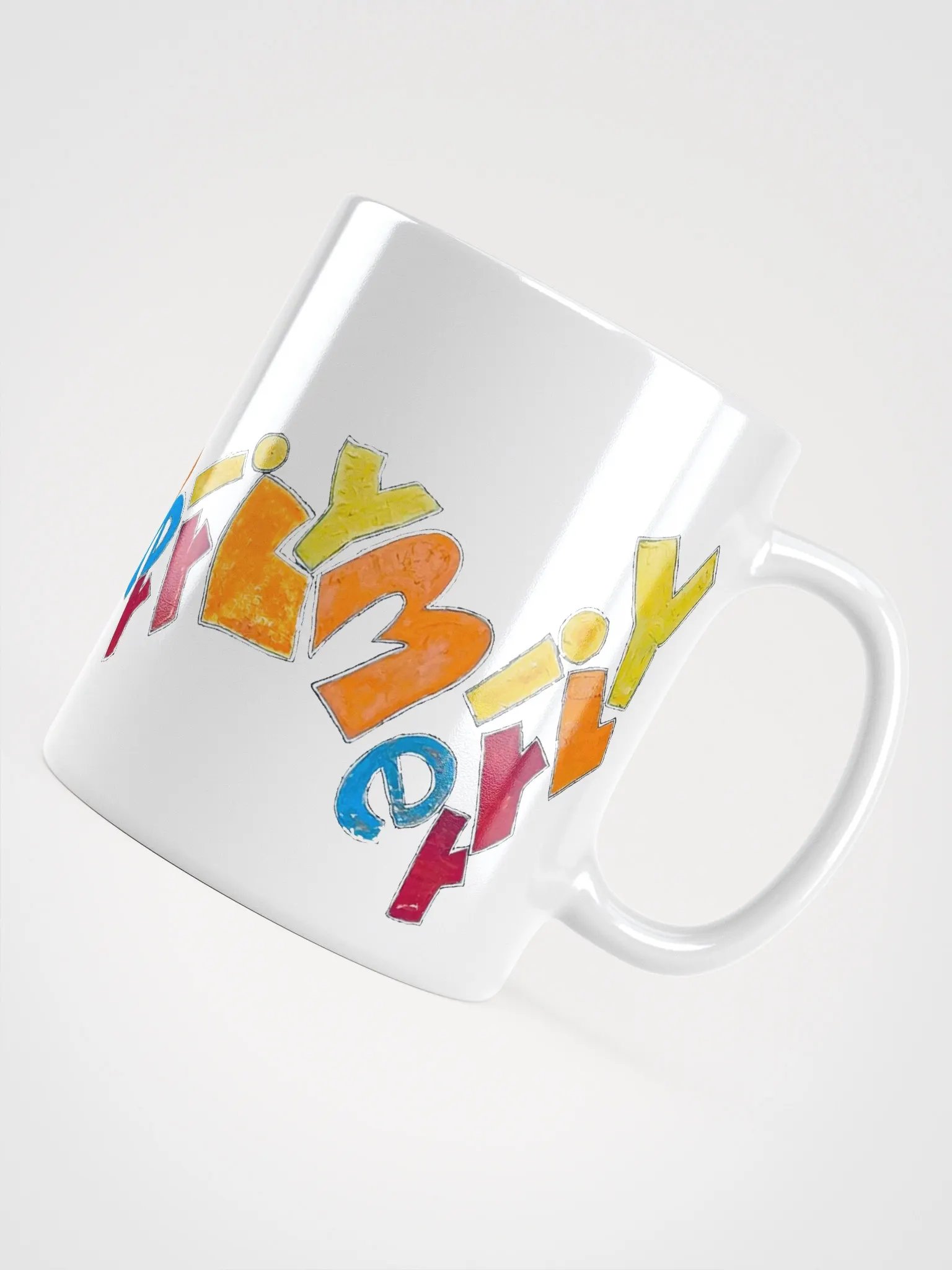Merrily Merrily Merrily White Ceramic Mug product image (4)