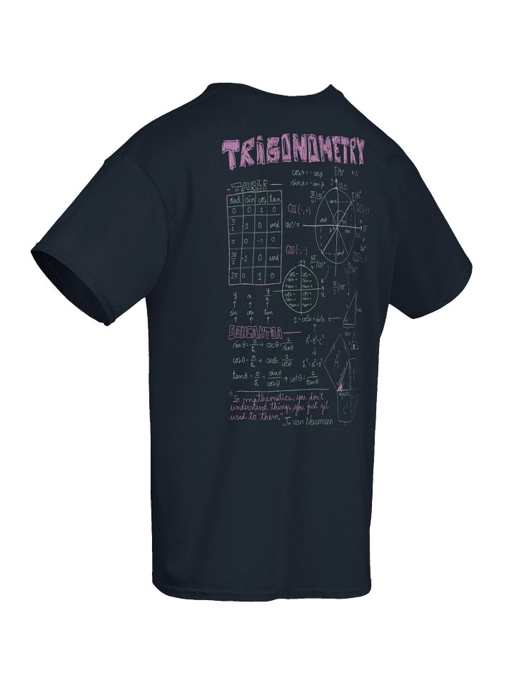Trigonometry t-shirt product image (1)