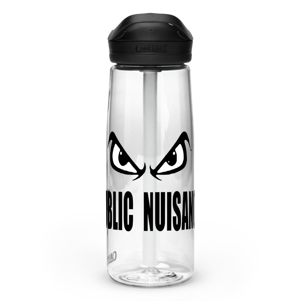 Public Nuisance: Clear Sports Water Bottle-BPA Free product image (1)