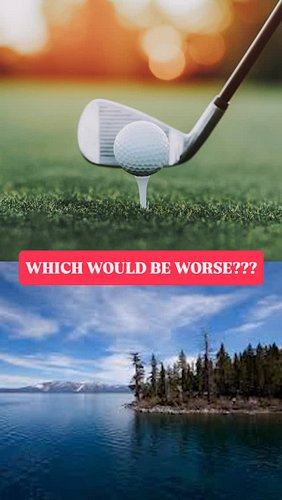 Which would be worse to lose forever...Golfing or the Lake???

Search “10K Takes” on YouTube or wherever you get your podcast...