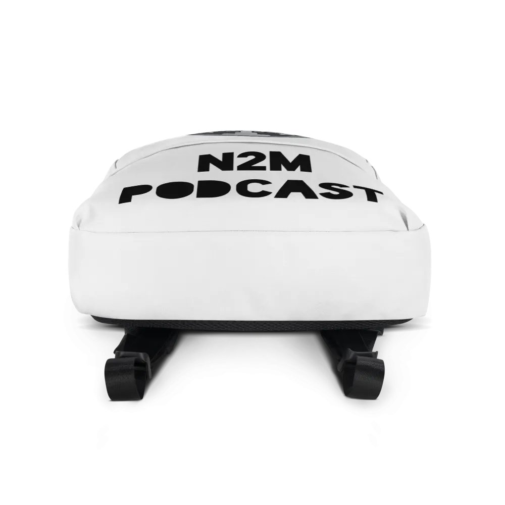 Never 2 Much Podcast Monochrome Backpack product image (5)