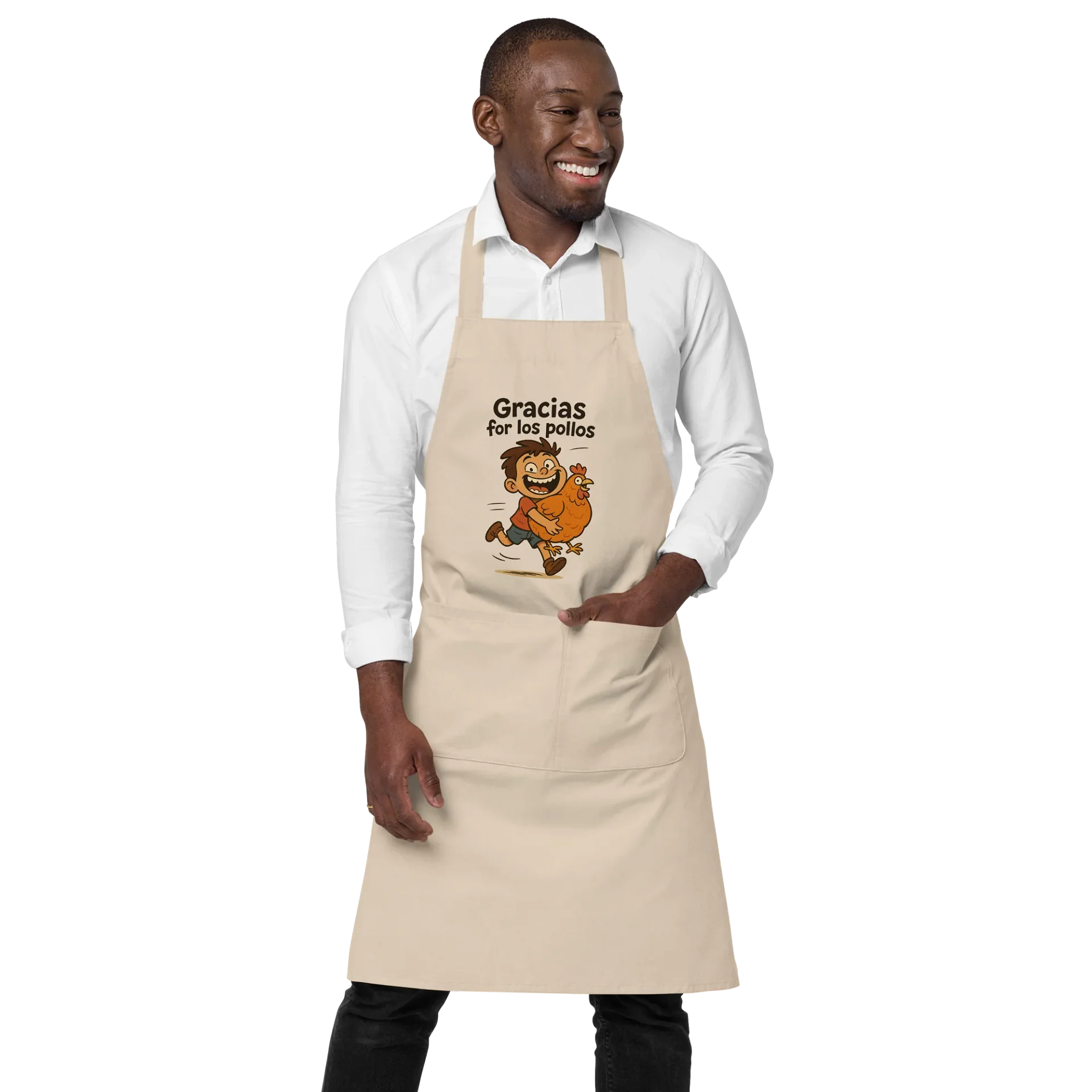 Pollos V2 Organic Cotton Apron