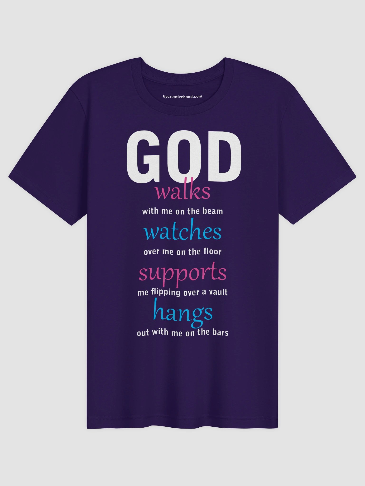 God walks-watches-supports-hangs T-Shirt PBTX product image (1)