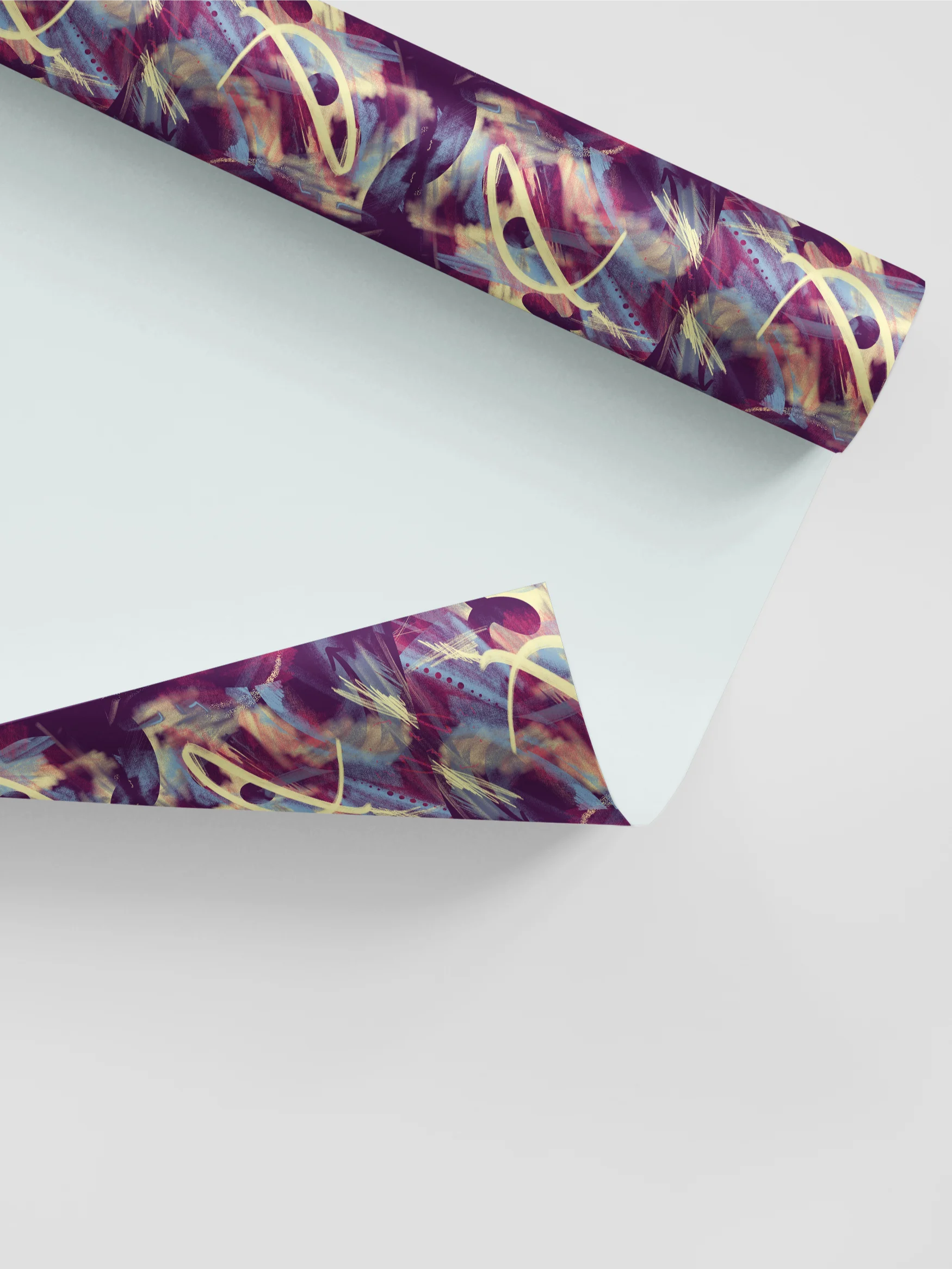 "Let's Boogie" Abstract Brushstroke Wrapping Paper product image (4)