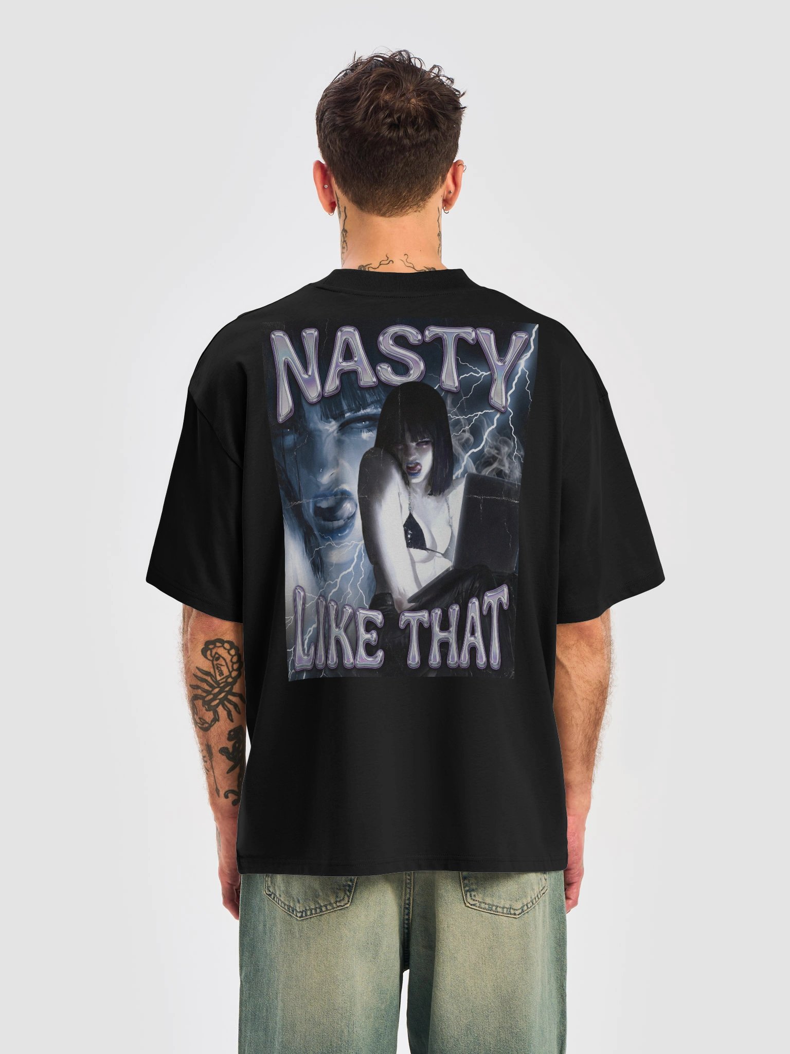 NASTY LIKE THAT Unisex Organic Oversized T-Shirt product image (3)