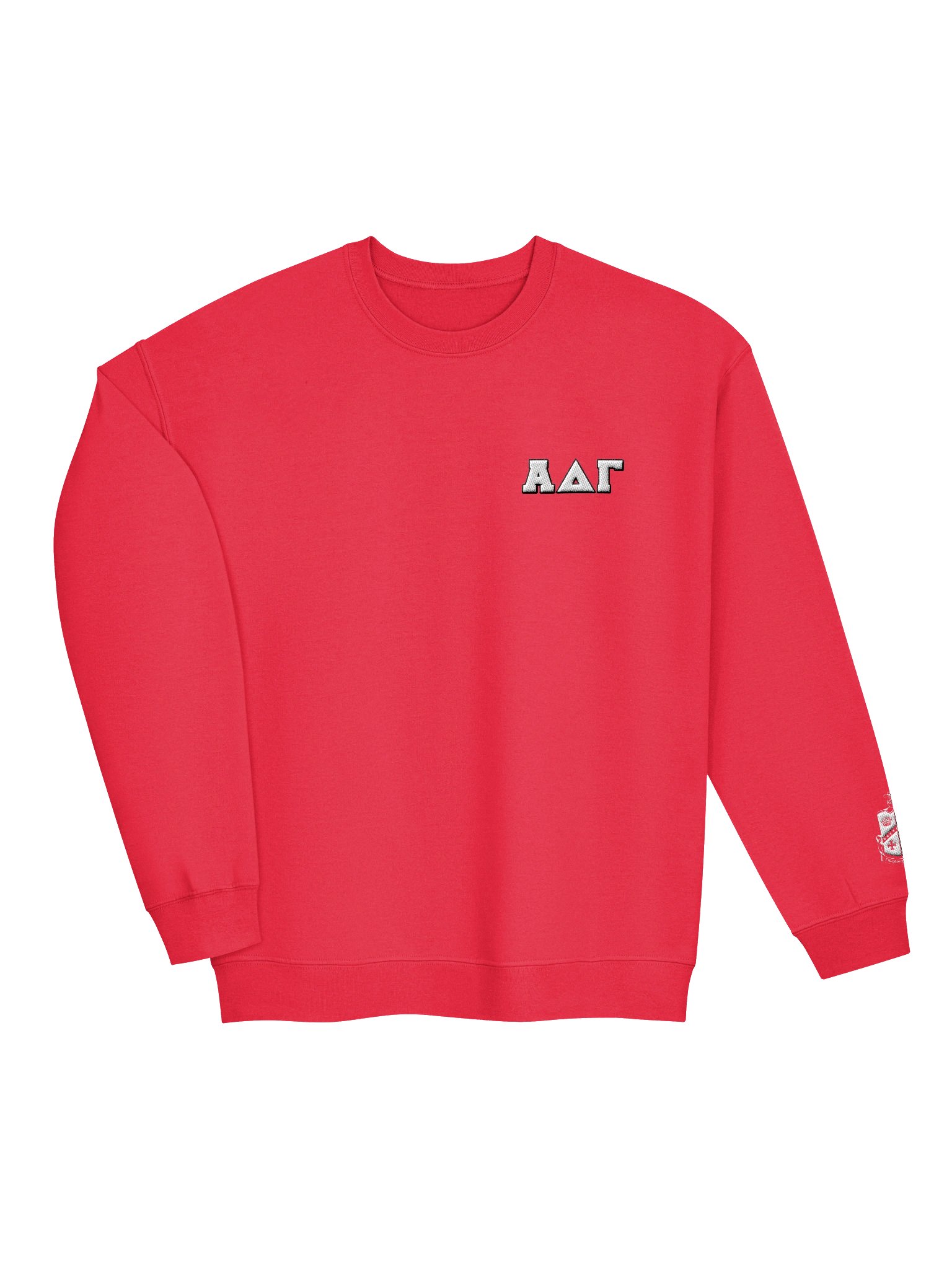 Lettered and Crest Crewneck Sweatshirt product image (7)