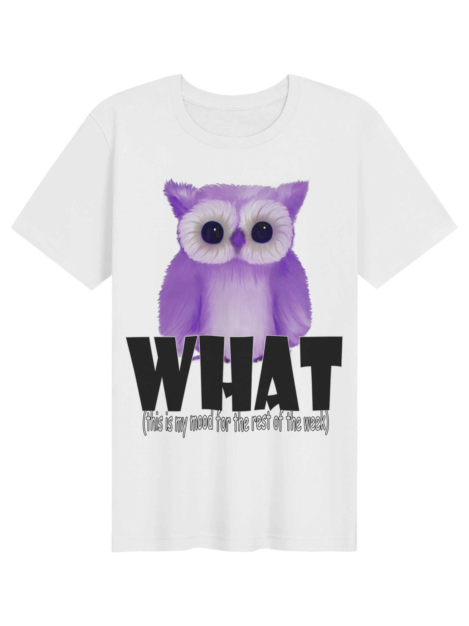 Owl "WHAT" T-Shirt. Women's Bella+Canvas Supersoft T-Shirt product image (1)