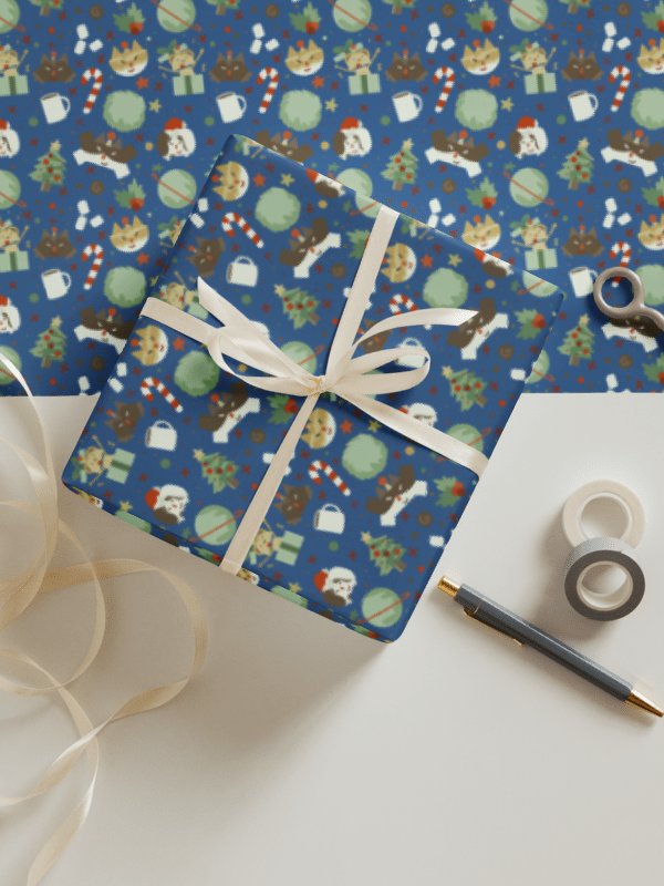 Cozy Cosmos Crew Christmas Wrapping Paper product image (5)