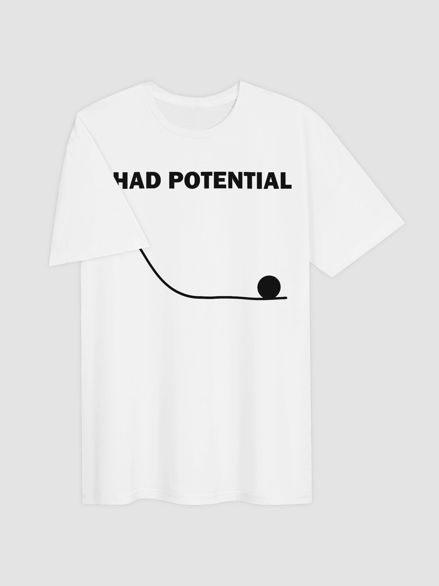Men's I Had Potential T Shirt 1W1 product image (3)